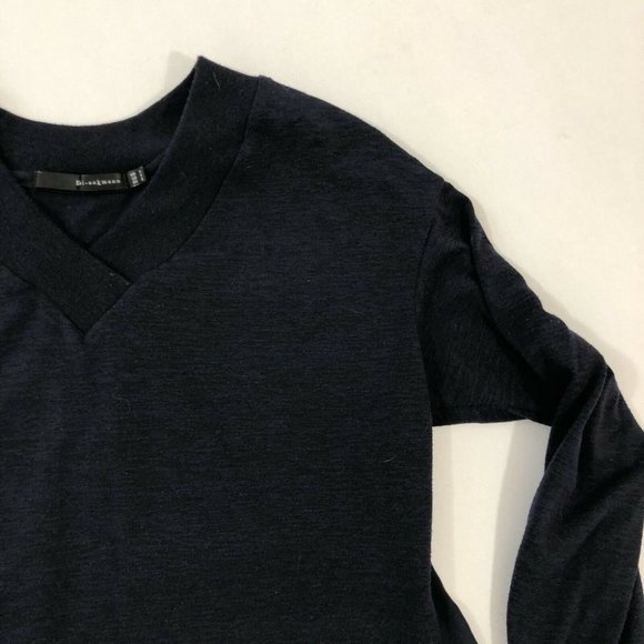 Kai-aakmann Sweater Women's S Blue V-neck Long-sleeved Reg Fit Size Small S - Picture 7 of 12